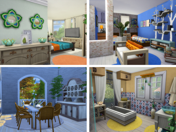 Sims 4 Hawthorne house by lenabubbles82 at TSR