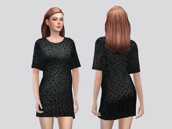 Sims 4 Mars dress by April at TSR