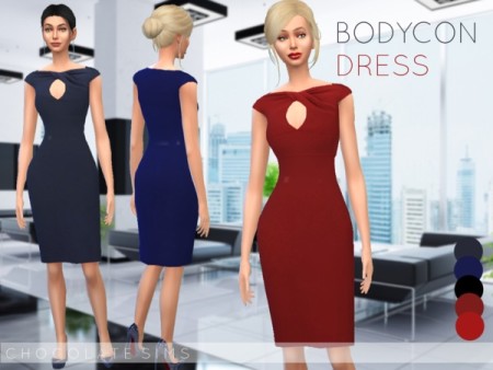 Bodycon Dress by MissSchokoLove at TSR