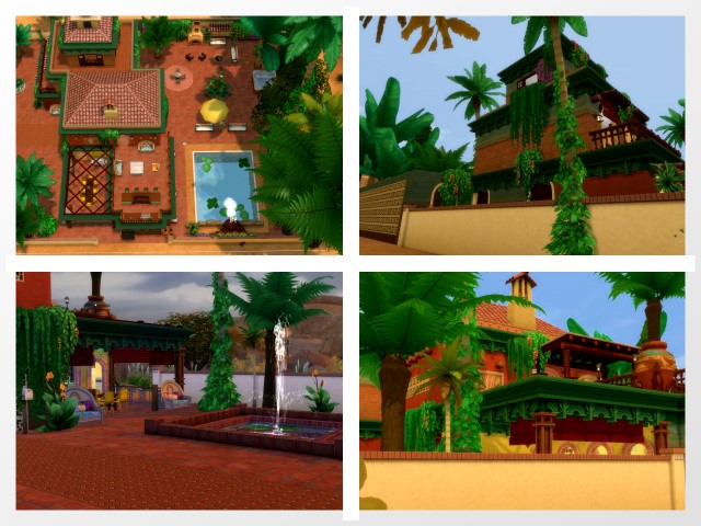 Sims 4 Casa Esmeralda by Oldbox at All 4 Sims