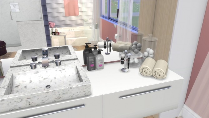 Sims 4 Luxury Bathroom II at Dinha Gamer
