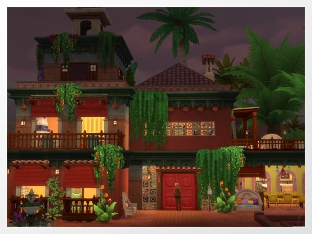 Sims 4 Casa Esmeralda by Oldbox at All 4 Sims