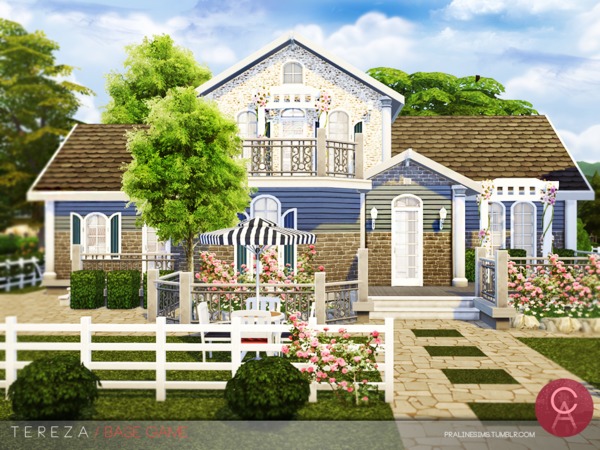 Sims 4 Tereza house by Pralinesims at TSR