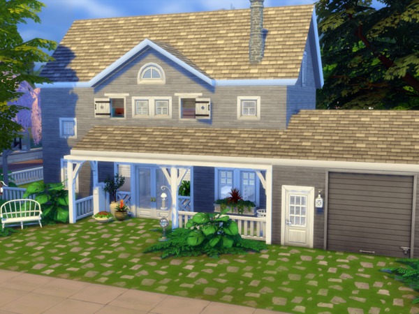 Sims 4 Feel Good family home by Katinas at TSR