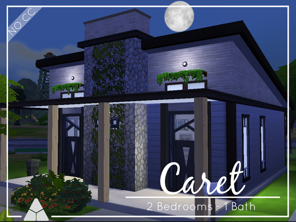 Sims 4 Caret cottage by ProbNutt at TSR