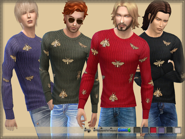 Sims 4 Sweater Insects by bukovka at TSR