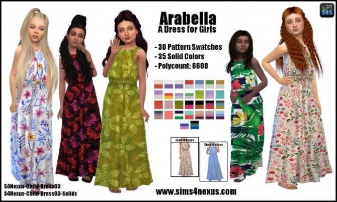 Sims 4 Arabella dress by SamanthaGump at Sims 4 Nexus