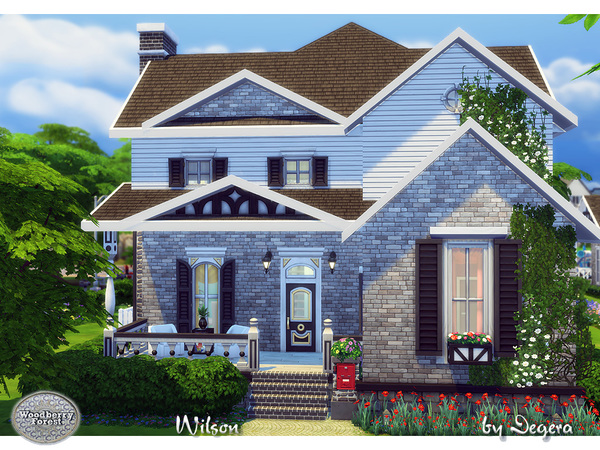 Sims 4 Wilson house by Degera at TSR