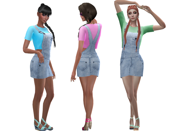 Sims 4 Rebecca dress by Simalicious at TSR