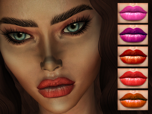 Sims 4 Petal lipstick by Sharareh at TSR