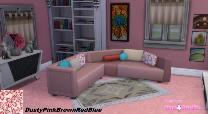 Sims 4 Puppy Snuggle Loveseat SET by wendy35pearly at Mod The Sims