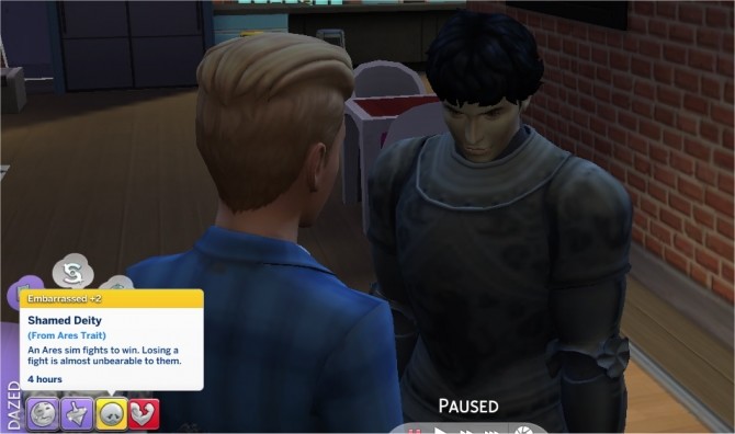 Sims 4 Ares Trait by PurpleThistles at Mod The Sims