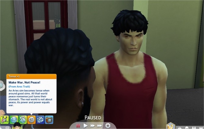 Sims 4 Ares Trait by PurpleThistles at Mod The Sims