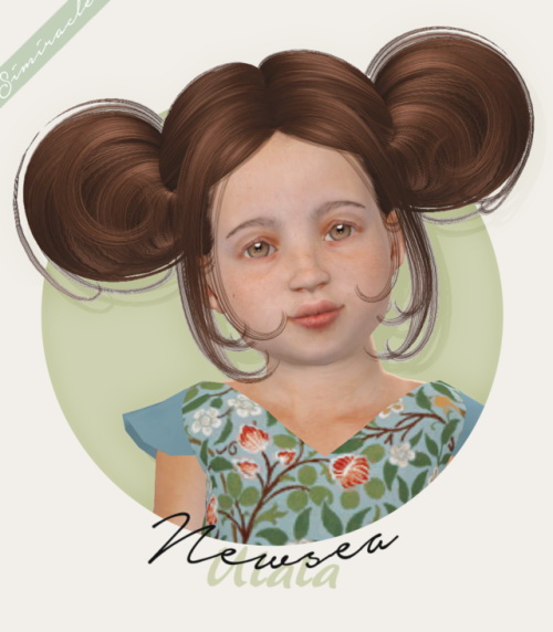 Sims 4 Newsea Ulala Hair Toddler Version at Simiracle