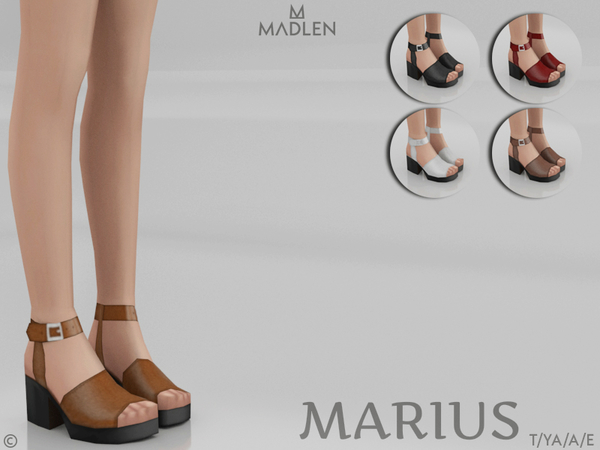 Sims 4 Madlen Marius Shoes by MJ95 at TSR
