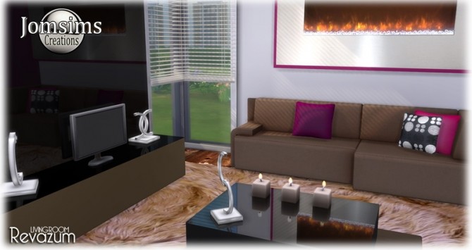 Sims 4 Revazum livingroom at Jomsims Creations
