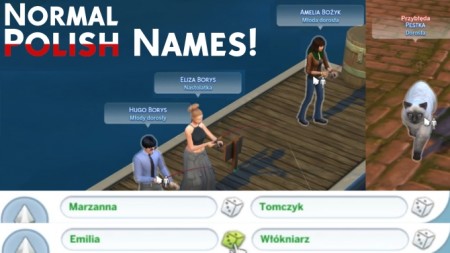 Normal & More Polish Names by Mertikora at Mod The Sims