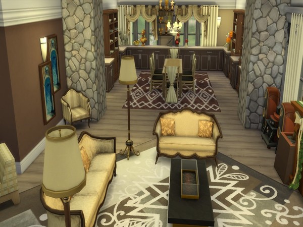 Sims 4 Fremont Craftsman Multi Level Home by Disney Princess Jasmine at TSR