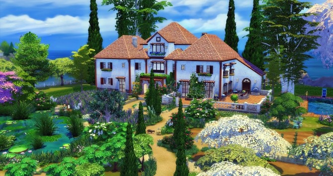 Sims 4 La Lavande vineyard by Angerouge at Studio Sims Creation