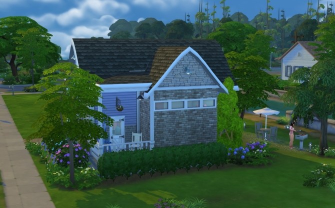 Sims 4 Cosy Starter House NoCC by OxanaKSims at Mod The Sims