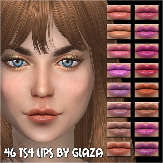 Sims 4 Lips 46 at All by Glaza