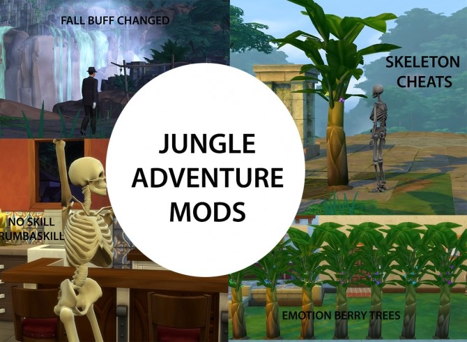 Sims 4 Jungle Adventure Minor mods by icemunmun at Mod The Sims