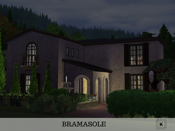 Sims 4 Bramasole Tuscan rustic villa by Kuri96 at TSR