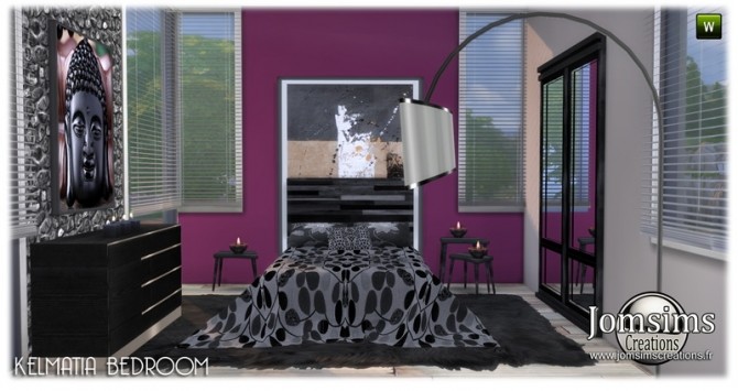 Sims 4 Kelmatia bedroom at Jomsims Creations