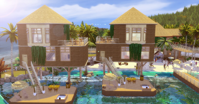 Sims 4 Paradise Resort Caribe at Lily Sims