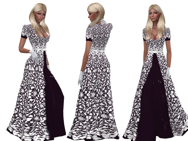 Sims 4 Princess Wedding dress by Simalicious at TSR