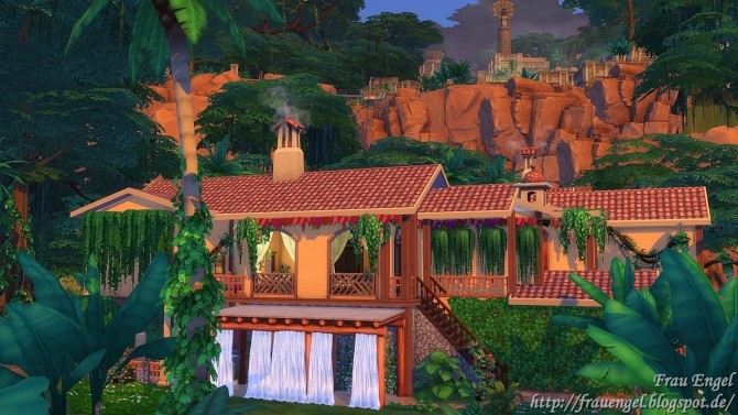 Sims 4 Jungle Villa at Frau Engel
