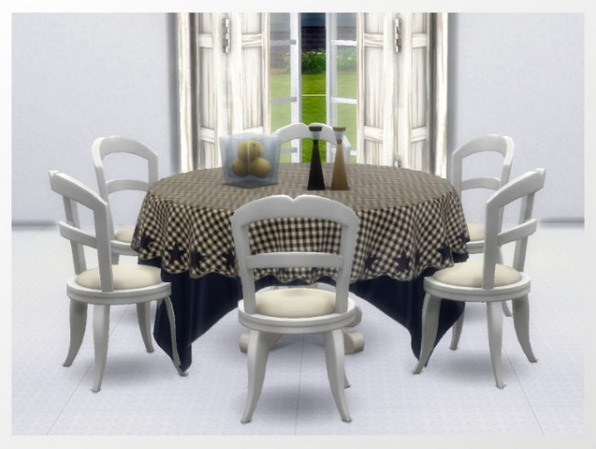 Sims 4 Tablecloth by Oldbox at All 4 Sims