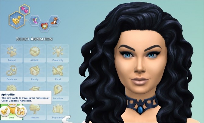 Sims 4 Custom Aphrodite Aspiration by PurpleThistles at Mod The Sims