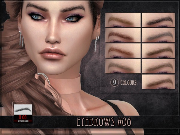 Sims 4 Eyebrows 06 by RemusSirion at TSR