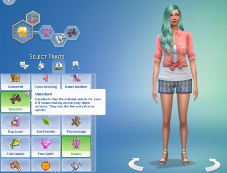 Daredevil Trait by GoBananas at Mod The Sims