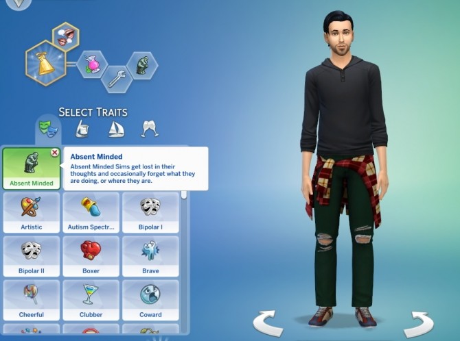 Sims 4 Absent Minded Trait by GoBananas at Mod The Sims