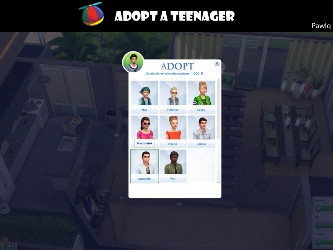 Sims 4 Adopt a teenager by Pawlq at Mod The Sims