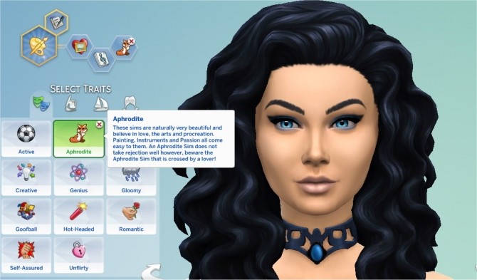 Sims 4 Aphrodite Trait by PurpleThistles at Mod The Sims