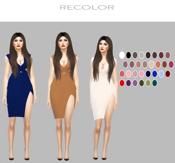 Sims 4 Glamorous Dress at Simply Simming