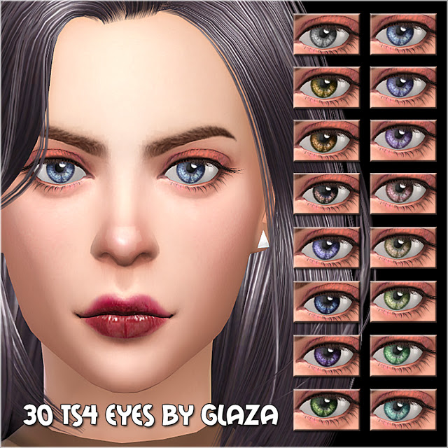 Sims 4 Eyes 30 at All by Glaza