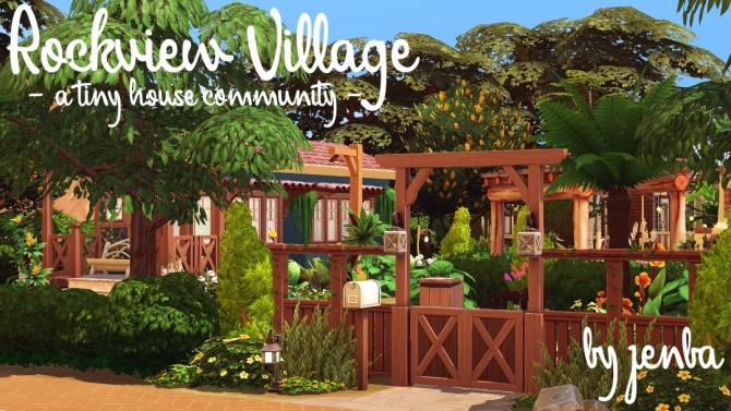 Sims 4 Rockview Village at Jenba Sims