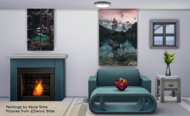 Sims 4 Denny Bitte paintings at Keyla Sims