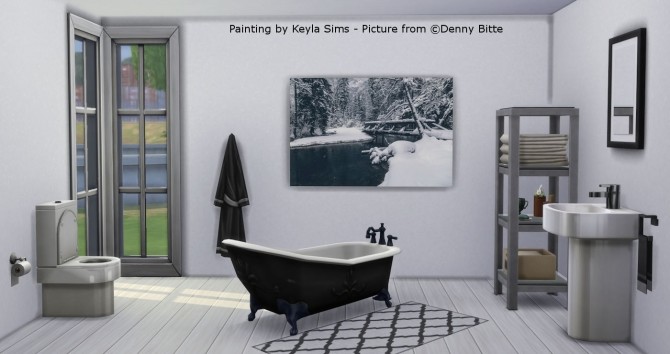 Sims 4 Denny Bitte paintings at Keyla Sims