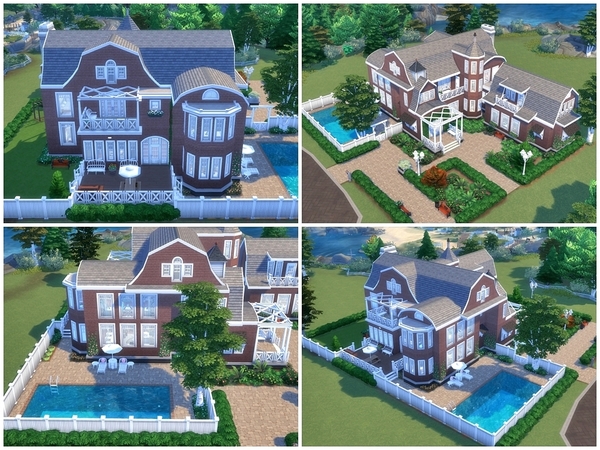 Sims 4 Seaclusion Coastal Mansion by Moniamay72 at TSR
