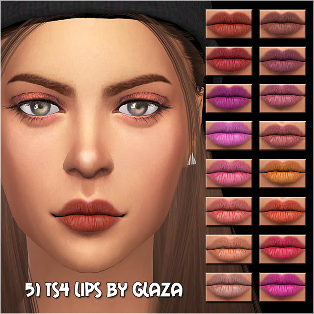 Sims 4 Lips #51 at All by Glaza