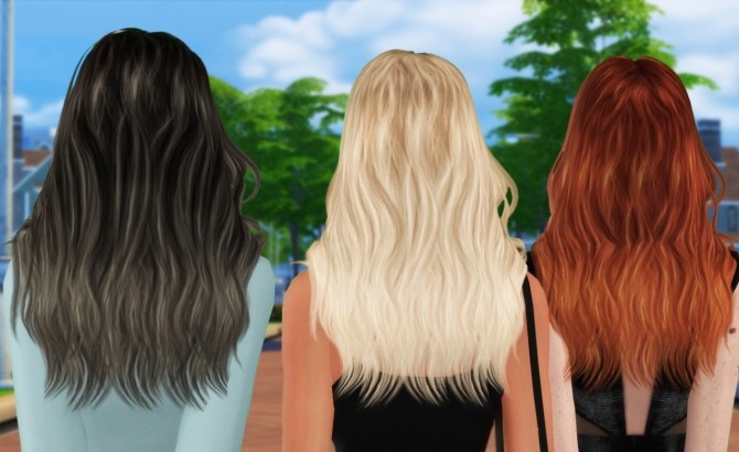 Sims 4 TSMINHSIMS SWIFT HAIR RECOLOR at REDHEADSIMS