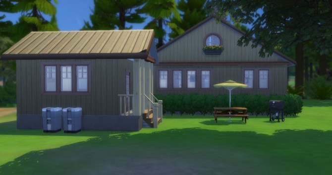 Sims 4 Wooden Rustic house by NoteCat at Mod The Sims