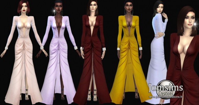 Sims 4 Inis dress at Jomsims Creations