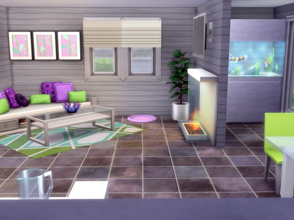 Sims 4 Feel Good family home by Katinas at TSR