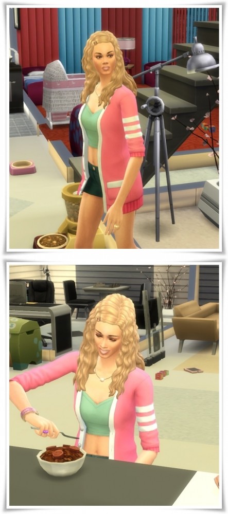 Sims 4 Clip Curl Hair female at My Stuff